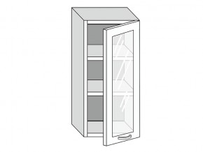19.40.3 Шкаф настенный (h=913) на 400мм с 1-ой стекл. дверцей в Нижних Сергах - nizhnie-sergi.магазин96.com | фото