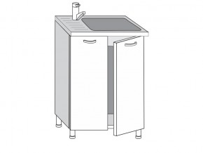 2.60.2мн Шкаф-стол на 600мм под накладную мойку с 2-мя дверцами в Нижних Сергах - nizhnie-sergi.магазин96.com | фото