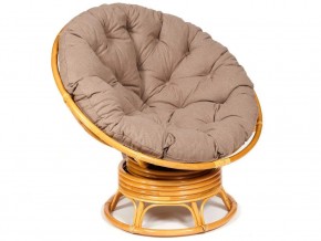 Кресло-качалка Papasan w 23/01 B с подушкой Honey, экошерсть Коричневый в Нижних Сергах - nizhnie-sergi.магазин96.com | фото