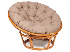 Кресло Papasan 23/01 W с подушкой Cognac, экошерсть Коричневый в Нижних Сергах - nizhnie-sergi.магазин96.com | фото