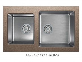 Мойка комбинированная Tolero twist TTS-840 Темно-бежевый 823 в Нижних Сергах - nizhnie-sergi.магазин96.com | фото