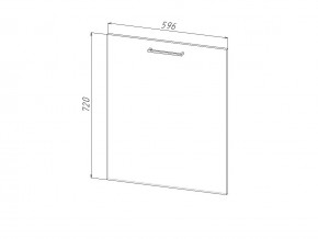 П 60 Комплект для посудомоечной машины 600 мм (цоколь + фасад) ЛДСП в Нижних Сергах - nizhnie-sergi.магазин96.com | фото