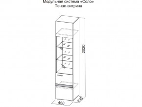 Пенал-витрина в Нижних Сергах - nizhnie-sergi.магазин96.com | фото