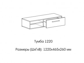 Тумба 1220 (низкая) в Нижних Сергах - nizhnie-sergi.магазин96.com | фото